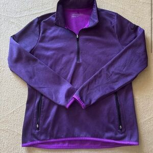 nike women's colorblocked fleece cropped sweatshirt